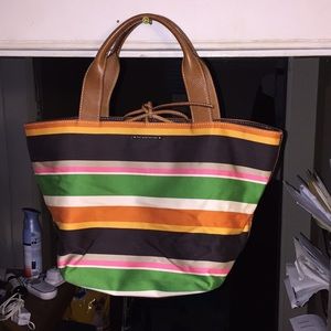 STRIPED KATE SPADE NY TOTE BAG